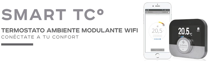 SMART TCº, termostato ambiente modulante WIFI