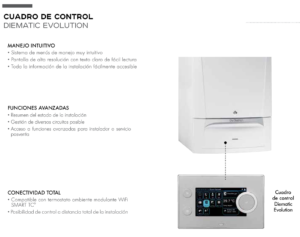 Cuadro de control Diematic Evolution